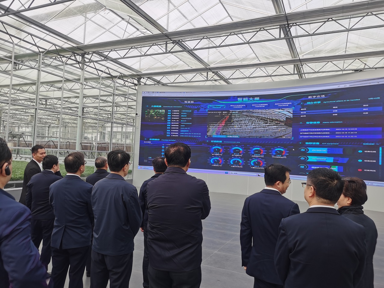 山東省委書記參觀考察魯渝（壽光）蔬菜現代產業園數字化農業發展情況