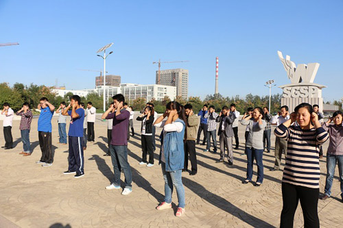 關愛從細微處開始 引入健身晨操彰顯企業活力